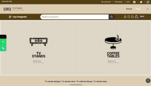 tvstands.co.ke-website design in Nairobi Kenya